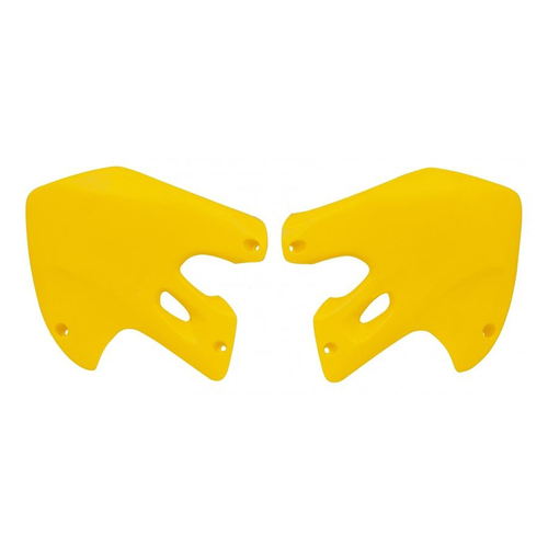 Suzuki RM250 1998-2000 Rtech OE Yellow Radiator Shrouds Pair