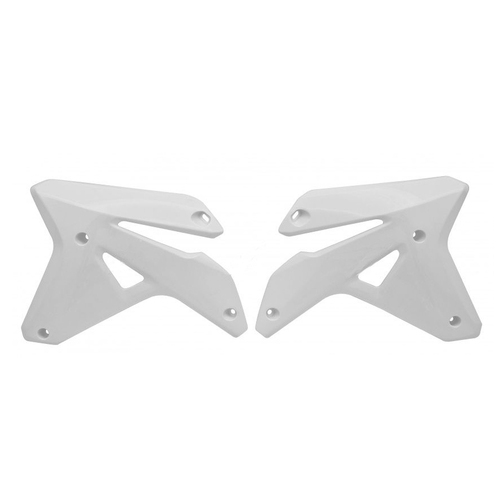 Suzuki RM-Z450 2007 Rtech White Radiator Shrouds Pair