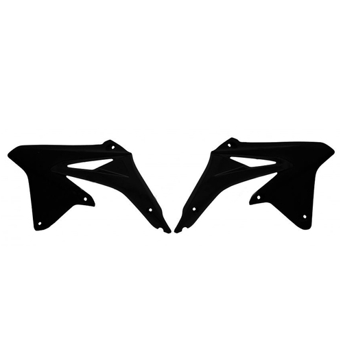 Suzuki RMX450Z 2010-2018 Rtech Black Radiator Shrouds Pair