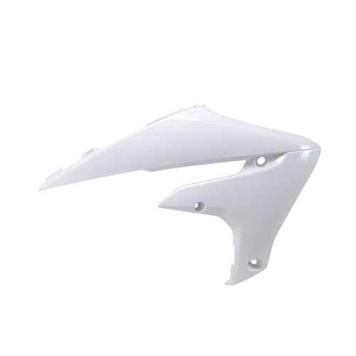 Yamaha YZ250F 2019-2021 Rtech OE White Radiator Shrouds Pair
