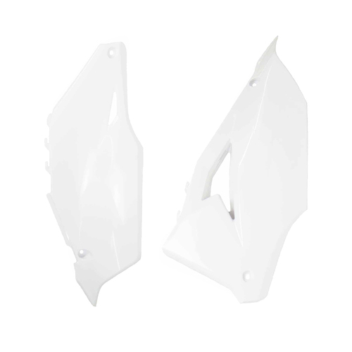 Kawasaki KX450X 2021 Rtech White Side Covers Pair Panels