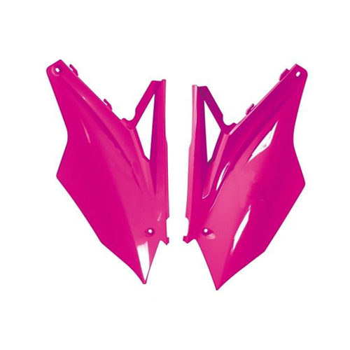 Kawasaki KX250F 2017-2020 Rtech Neon Pink Side Covers Pair Panels