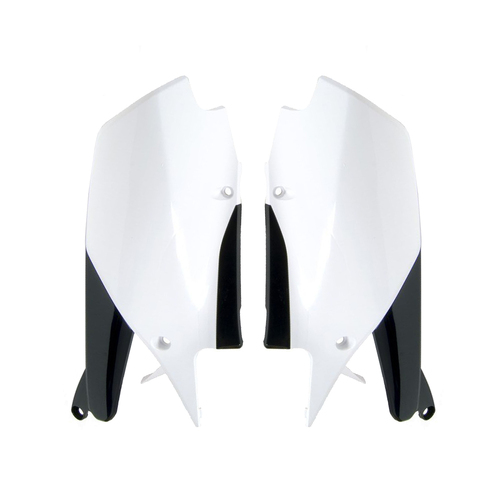 Yamaha YZ450F 2018-2021 Rtech OE White/Black (2018-2020) Side Covers Pair Panels