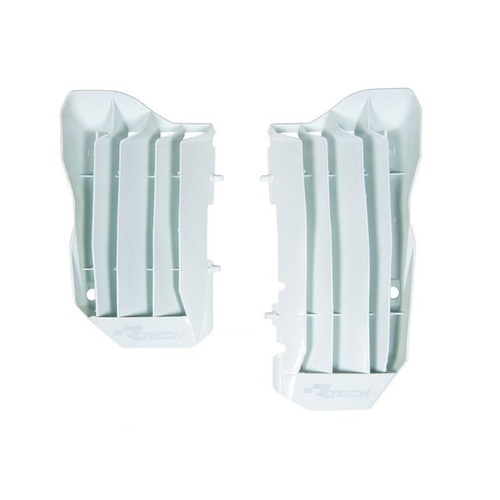 Honda CRF450R 2017-2020 Rtech White Oversized Radiator Fins Pair Louvres