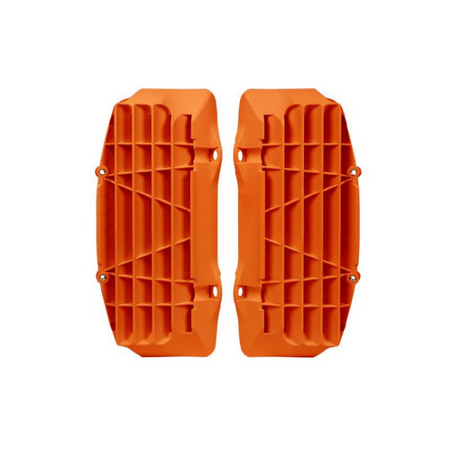 Husqvarna TE250 2017-2019 Rtech Orange Oversized Radiator Fins Pair Louvres