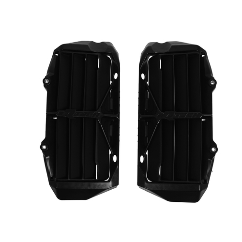 KTM 125XC 2021-2024 Rtech Black Oversized Radiator Fins Pair Louvres
