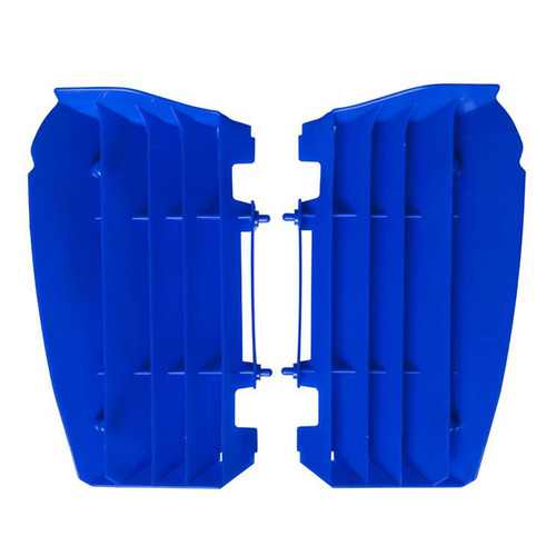 Yamaha YZ250X 2016-2023 Rtech Blue Oversized Radiator Fins Pair Louvres