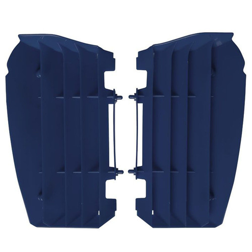 Yamaha YZ125X 2020-2023 Rtech Deep Blue Oversized Radiator Fins Pair Louvres