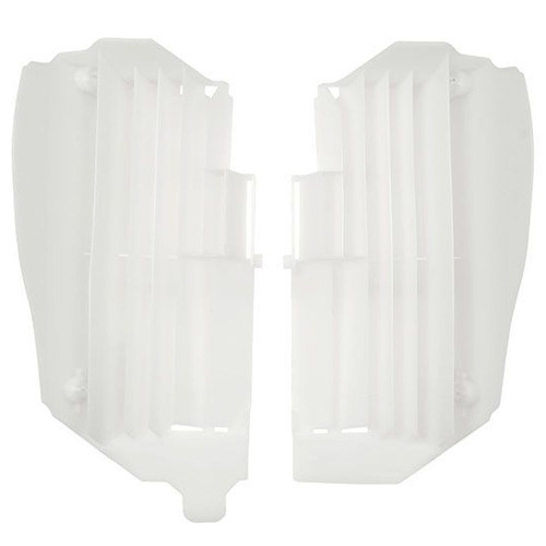 Yamaha YZ450F 2023 Rtech White Oversized Radiator Fins Pair Louvres