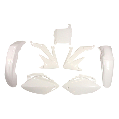 Honda CRF450R 2005-2006 Rtech White Plastics Kit Inc Fenders & Shrouds