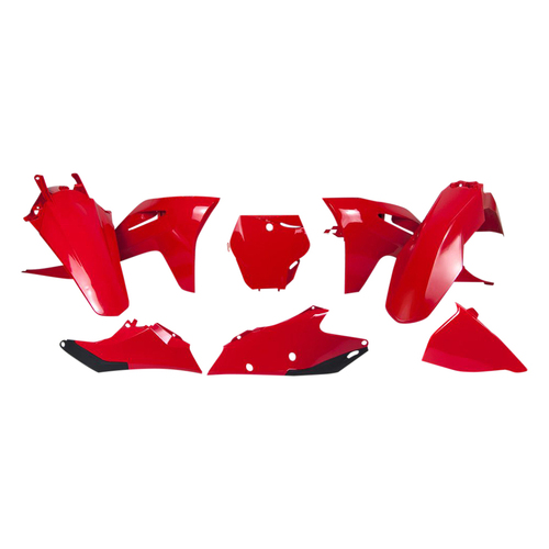 Gas-Gas EX 300 2021-2023 Rtech Red Plastics Kit Inc Fenders & Shrouds
