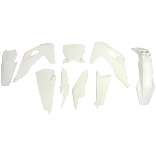 Husqvarna TX300 2019 Rtech White Plastics Kit Inc Fenders & Shrouds
