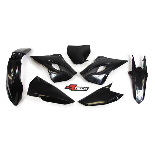 Husqvarna TC125 2014 Rtech Black Plastics Kit Inc Fenders & Shrouds