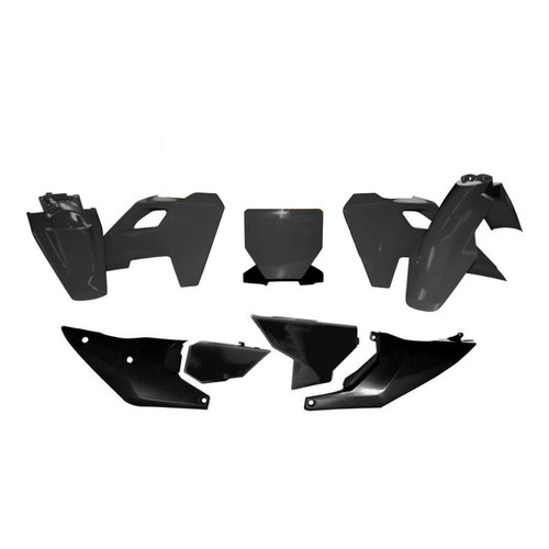 Husqvarna FX350 2023-2024 Rtech Black Plastics Kit Inc Fenders & Shrouds