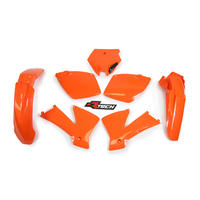 KTM 525 SX 2001-2003 Rtech Orange Plastics Kit Inc Fenders & Shrouds