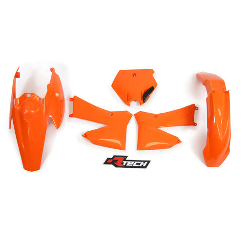 KTM 85 SX 2007 Rtech Orange Plastics Kit Inc Fenders & Shrouds