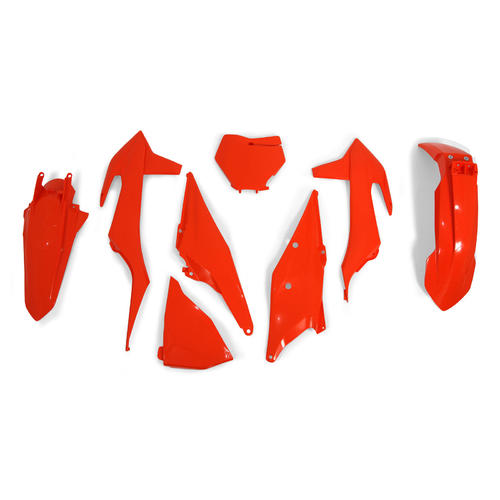KTM 450 XC-F 2019-2022 Rtech Orange Plastics Kit Inc Fenders & Shrouds