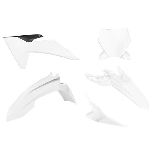 KTM 65 SX 2024-2025 Rtech White/Black Full Plastics Kit