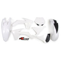 KTM 150 SX 2011 Rtech White Plastics Kit Inc Fenders & Shrouds