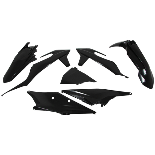 KTM 300 XC-W 2020-2023 Rtech Plastics Kit Black Inc Fenders & Shrouds