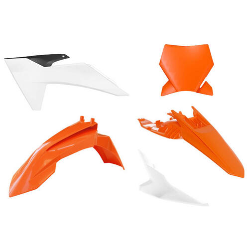 KTM 65 SX 2024-2025 Rtech Orange/White/Black Full Plastics Kit