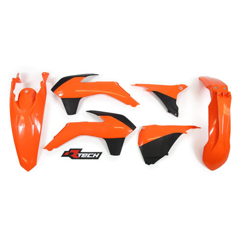 KTM 200 EXC 2014 (Oem 14) Rtech Plastics Kit Inc Fenders & Shrouds