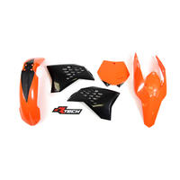 KTM 125 EXC 2008-2011 Rtech OEM Plastics Kit Inc Fenders & Shrouds