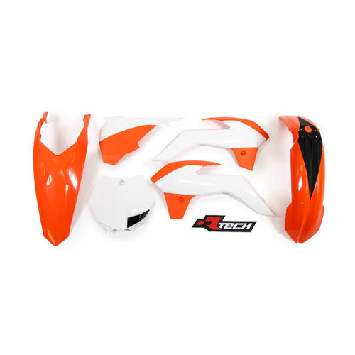 KTM 85 SX 2014 Rtech (Oem 15) Plastics Kit Inc Fenders & Shrouds