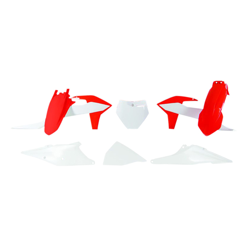 KTM 300 XC TPI 2021-2022 Rtech Orange White Plastics Kit Inc Fenders & Shrouds