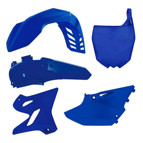 Yamaha YZ250X 2016-2020 Rtech Blue Plastics Kit Inc Fenders & Shrouds