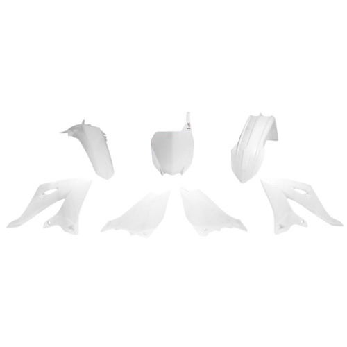 Yamaha YZ250 2022-2024 Rtech White Plastics Kit Inc Fenders & Shrouds