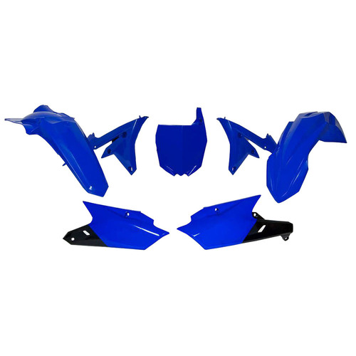 Yamaha YZ250F 2014-2017 Rtech Blue Plastics Kit Inc Fenders & Shrouds