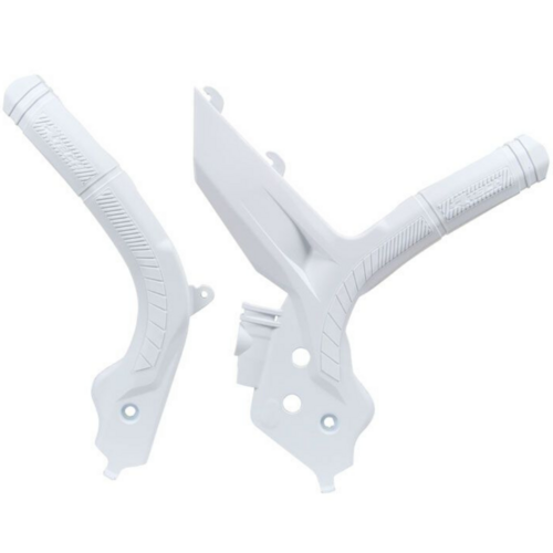 KTM 450 XC-F 2016-2018 Rtech Frame Guard White Plastic