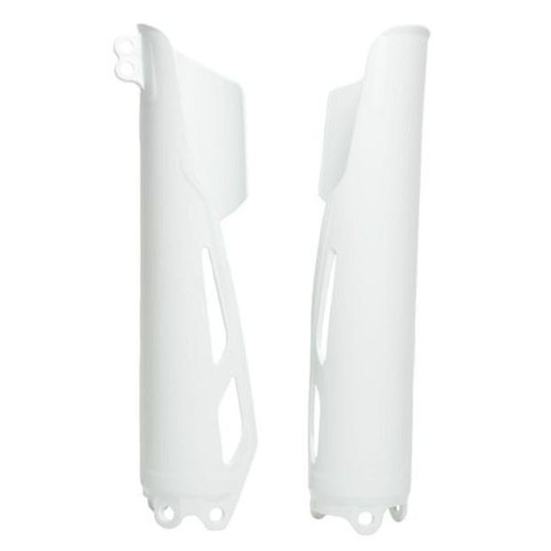 Honda CRF450RX 2019-2021 Rtech White Fork Guards Protectors Plastic