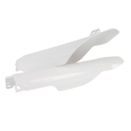 Kawasaki KX250 2004-2006 Rtech White Fork Guards Protectors Plastic