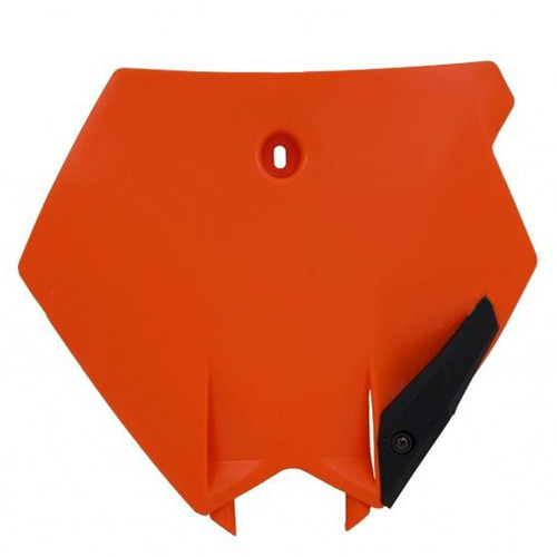KTM 105 SX 2005-2010 Rtech Orange Front Number Plate Direct Replacement