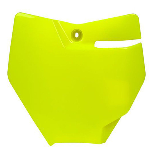 Gas-Gas MC85 Small Wheel 2021-2024 Rtech Neon Yellow Front Number Plate