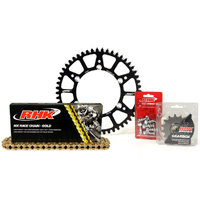 Kawasaki KX450F 2006-2020 15T/50T RHK MX Chain & Black Alloy Sprocket Kit 