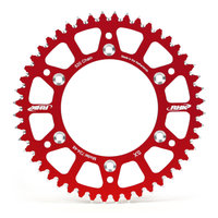 Honda CR500R 1988-2001 52T RHK Aluminium Alloy Rear Sprocket Red 