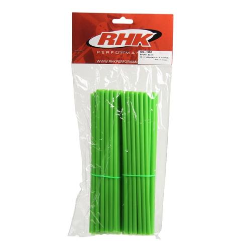 Kawasaki KX450F RHK Front & Rear Wheel Spoke Wraps Covers - Green 