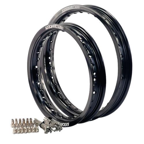 Yamaha PW80 1983-2012 Axiom Aluminium Rim & Spokes Black Front Or Rear 14"/12"
