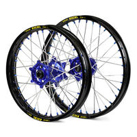 KTM 525 EXC-F 2003-2007 21/18 Wheel Set Pair Black EXCel Rim Blue SM Pro Hub 