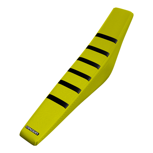 For Suzuki DR-Z400S 2009 Strike Gripper Ribbed Seat Cover Black-Yellow-Yellow