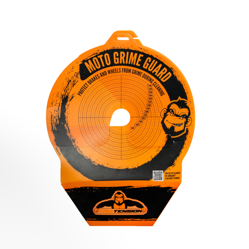 Tru-Tension Motorcycle Chain Lube Grime Guard Motorcycle chain cleaning shield