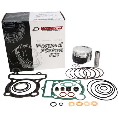 Kawasaki KLF300 4WD 1989-2002 Wiseco Top End Rebuild Kit 8.6:1 Comp 77mm 1mm Os