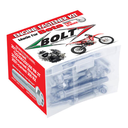 Beta RR 300 2T Racing 2017-2022 Bolt Engine Fastener Kit 2-Stroke