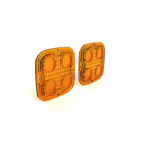 KTM 1190 2009-2016 Denali 2.0 D4 Amber Trioptic Motorcycle Light Lens Kit
