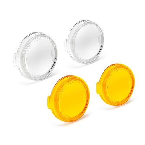 Kawasaki EN650 Vulcan S 2015-2022 Denali DR1 Snap On Lens Kit Spot Light Beam Filtering Lens 