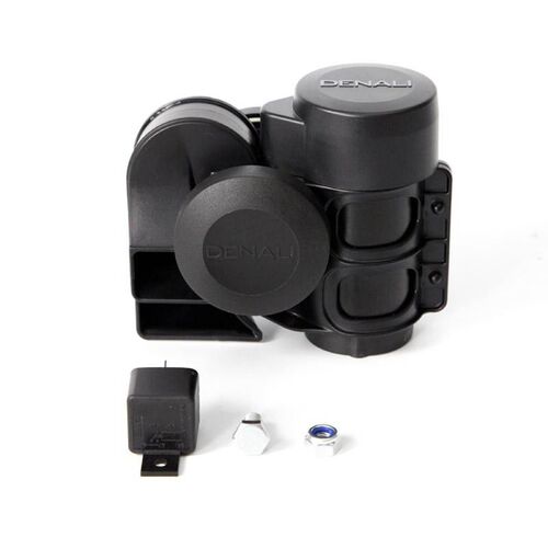 For Suzuki GS650 1980-1982 Denali Soundbomb Compact Dual Tone Motorcycle Horn