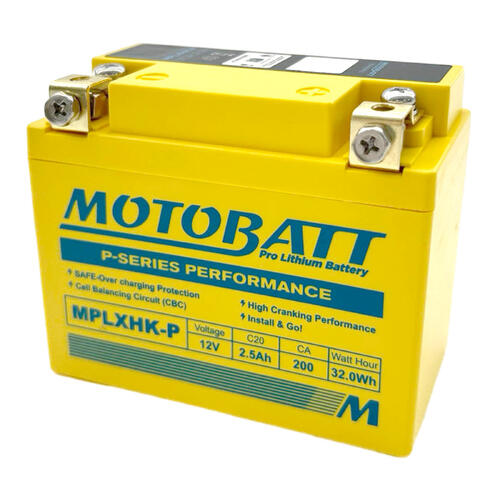 Kawasaki KX450X 2021-2025 Motobatt Lithium 12V Battery High Performance